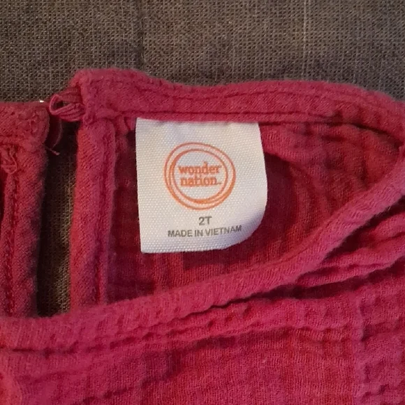 Wonder Nation Raspberry Textured Dress - Picture 2 of 3